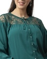 Shop Women's Green Sheer Top