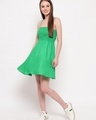 Shop Women's Green Short Dress-Front