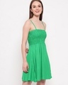 Shop Women's Green Short Dress-Full