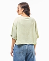 Shop Women's Green Oversized Short Top-Design