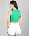 Shop Women's Green Short Top-Full