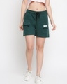 Shop Women's Green Shorts-Front