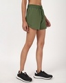 Shop Women's Green Shorts-Full