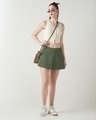 Shop Women's Green Skorts-Full