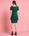 Shop Women's Green Slim Fit Bodycon Dress-Full