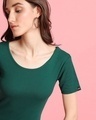 Shop Women's Green Slim Fit Bodycon Dress