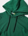 Shop Women's Green Slim Fit Hoodie T-shirt