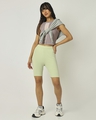 Shop Women's Green Slim Fit Shorts