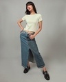 Shop Women's Green Slim Fit Short Top-Full