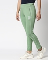 Shop Women's Green Slim Fit Track Pants-Design