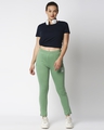 Shop Women's Green Slim Fit Track Pants