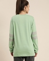 Shop Women's Green Solid Oversized T-shirt-Design