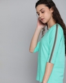 Shop Women's Green Solid T-Shirt-Design