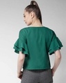 Shop Women's Green Solid Top-Design