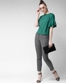 Shop Women's Green Solid Top-Full