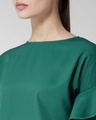 Shop Women's Green Solid Top