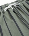 Shop Women's Green Striped Slim Fit Track Pants