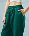 Shop Women's Green Super Loose Fit Joggers