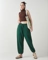 Shop Women's Green Super Loose Fit Joggers