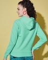 Shop Women's Green Hooded Sweatshirt-Full