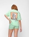 Shop Women's Green Team LOLA Graphic Printed Oversized T-shirt-Design