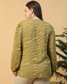 Shop Women's Green Textured Plus Size Top-Full