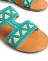 Shop Women's Green Tribal Trails Greek Sandals