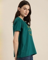 Shop Women's Green Typography T-shirt-Design