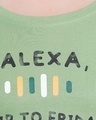 Shop Women's Green & Yellow Alexa Printed Nightsuit