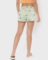Shop Women's Grey All Over Leaf Printed Boxers-Full