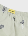 Shop Women's Grey All Over Leaf Printed Boxers