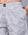 Shop Women's Grey All Over Printed Oversized Pyjamas
