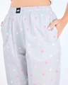 Shop Women's Grey All Over Printed Pyjamas