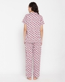 Shop Women's Grey All Over Printed Shirt & Pyjama Set-Full