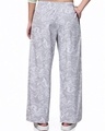 Shop Women's Grey All Over Printed Wide Leg Pyjamas-Design