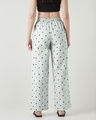 Shop Women's Grey All Over Printed Wide Leg Pyjamas-Design