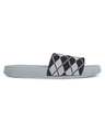 Shop Women's Grey & Black Printed Sliders-Design