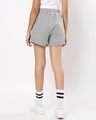 Shop Women's Grey Cargo Pocket Roll Up Shorts-Design