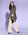 Shop Women's Grey Cotton Trench Coat-Design