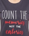 Shop Women's Grey Count The Memories T-shirt & Pyjamas Set-Full