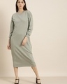 Shop Women's Grey Dress-Front