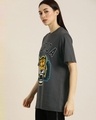 Shop Women's Grey Graphic Print T-shirt-Design