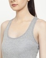 Shop Pack of 2 Women's Grey & Green Tank Tops