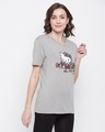 Shop Women's Grey Hello Kitty Printed T-shirt-Design
