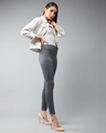 Shop Women's Grey High Rise Skinny Fit Jeans