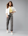 Shop Women's Grey High Rise Slim Fit Jeans-Full