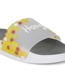 Shop Women's Grey Honey Printed Sliders