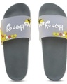 Shop Women's Grey Honey Printed Sliders