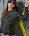 Shop Women's Grey Hoodies-Front