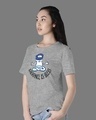 Shop Women's Grey Ignorance Is Bliss Premium Cotton T-shirt-Design
